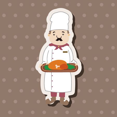 chef theme elements vector,epsのイラスト素材