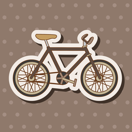 transportation bike theme elements vector,epsのイラスト素材