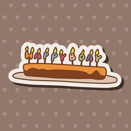 cake theme elements vector,epsのイラスト素材