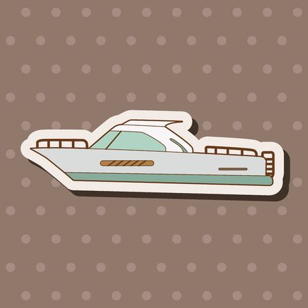Transportation boat theme elements vector,epsのイラスト素材