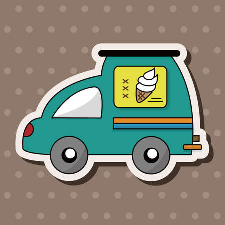 transportation car theme elements vector,epsのイラスト素材