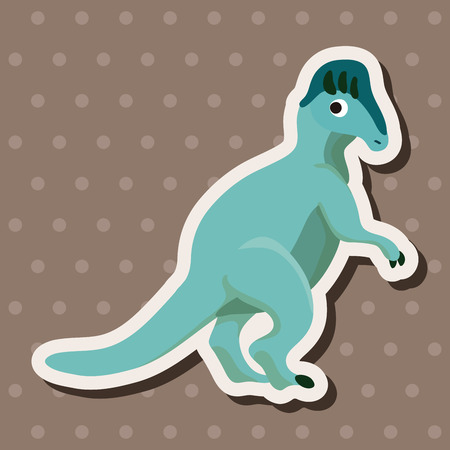 dinosaur cartoon theme elements vector,epsのイラスト素材