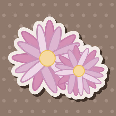 flower theme elements vector,epsのイラスト素材