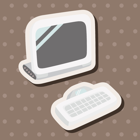 computer theme elements vector,epsのイラスト素材