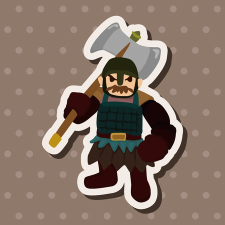 knight theme elements vector,epsのイラスト素材