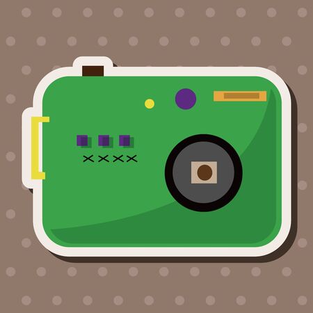 camera theme elements vector,epsのイラスト素材