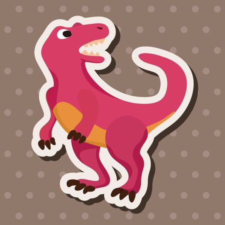 dinosaur cartoon theme elements vector,epsのイラスト素材