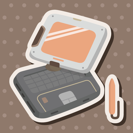 computer theme elements vector,epsのイラスト素材