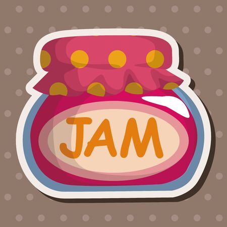 jam theme elementsのイラスト素材