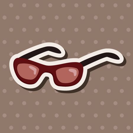 glasses theme elements vector,epsのイラスト素材
