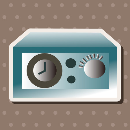 radio theme elementsのイラスト素材