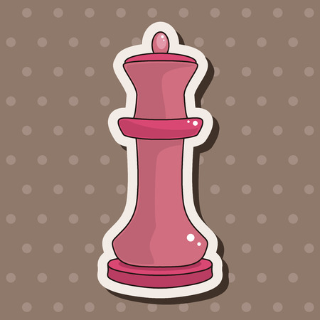 chess theme elementsのイラスト素材