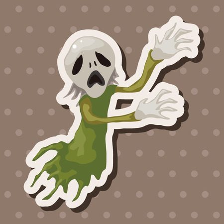 devil theme elementsのイラスト素材