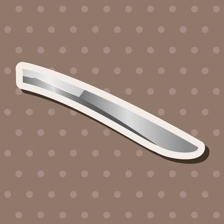 hair products theme shaver elementsのイラスト素材
