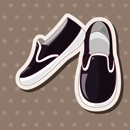 shoes style theme elementsのイラスト素材