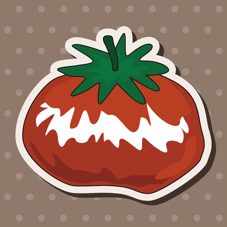 vegetables and fruits theme elementsのイラスト素材