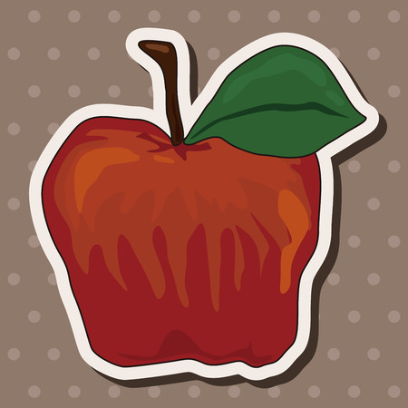 vegetables and fruits theme elementsのイラスト素材