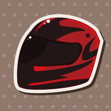 f1 racing theme elementsのイラスト素材