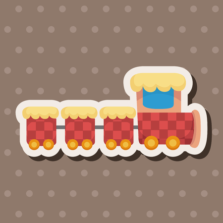 Amusement park facilities theme elementsのイラスト素材