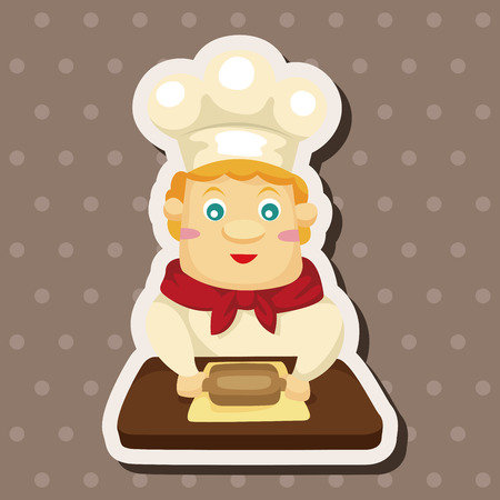 chef theme elementsのイラスト素材