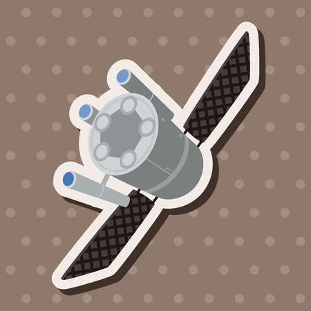 Space Satellite theme elementsのイラスト素材
