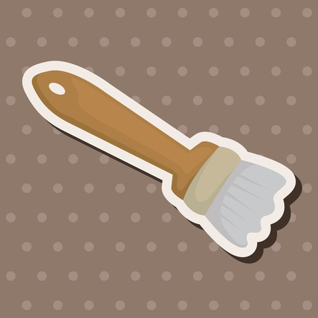 barbecue equipment theme elementsのイラスト素材