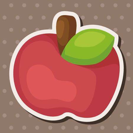 vegetables and fruits theme elementsのイラスト素材
