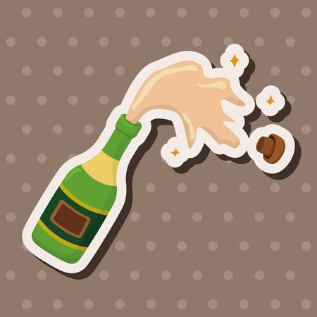 f1 racing theme elementsのイラスト素材