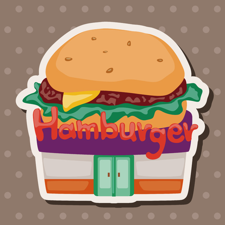 shop store theme elementsのイラスト素材
