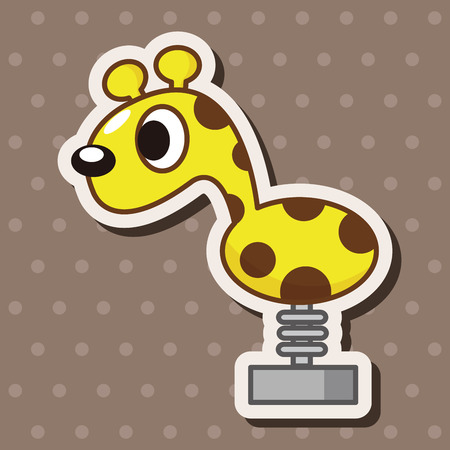 Amusement park facilities theme elementsのイラスト素材