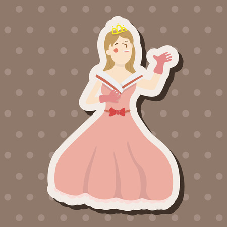 Royal theme princess elementsのイラスト素材