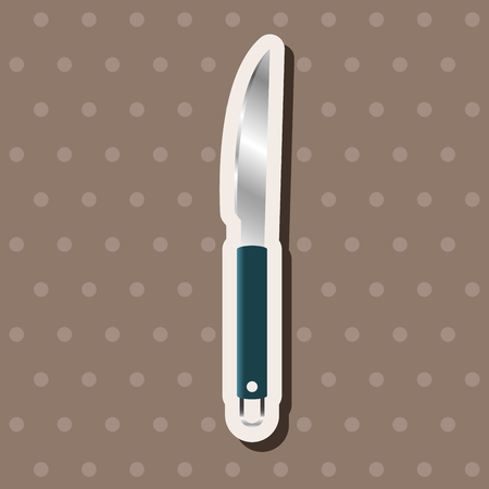 barbecue equipment clip and fork theme elementsのイラスト素材