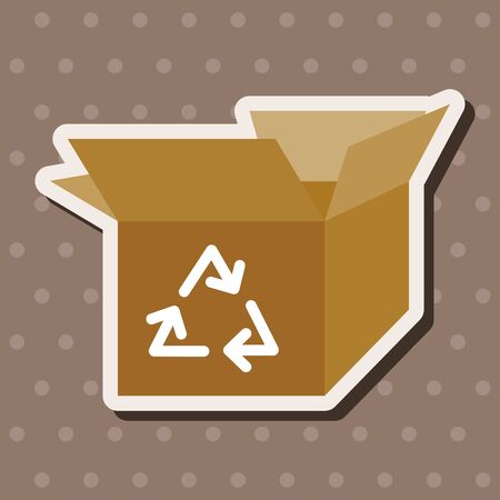 Environmental protection concept theme elements, Doing recycle to protect our environment; recycled garbageのイラスト素材