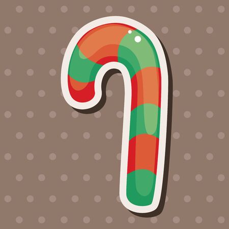 candy theme elementsのイラスト素材