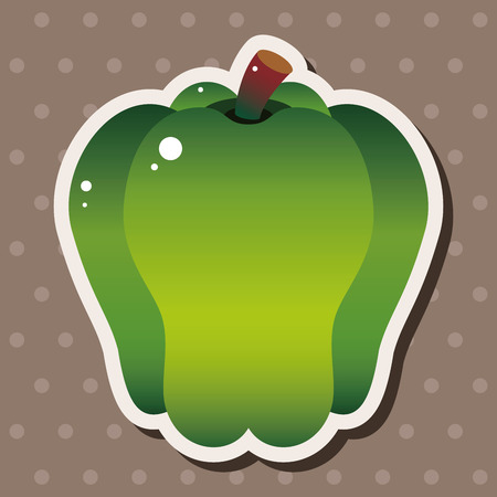 vegetables and fruits theme elementsのイラスト素材