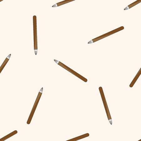 pencil , cartoon seamless pattern backgroundのイラスト素材