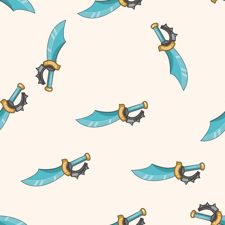 weapon , cartoon seamless pattern backgroundのイラスト素材