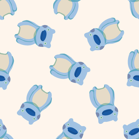monster cartoon vecotr,, cartoon seamless pattern backgroundのイラスト素材