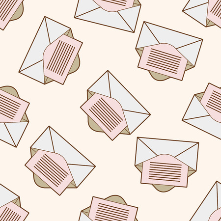 Computer-related desktop icon , cartoon seamless pattern backgroundのイラスト素材