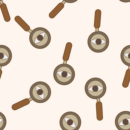 Computer-related desktop icon , cartoon seamless pattern backgroundのイラスト素材