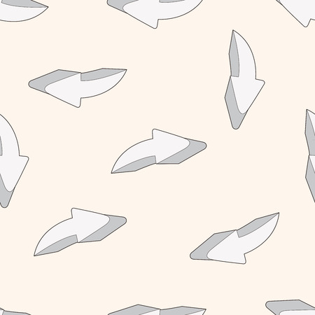 arrow , cartoon seamless pattern backgroundのイラスト素材