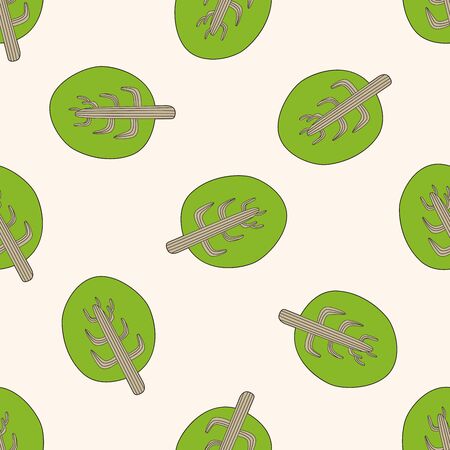 tree , cartoon seamless pattern backgroundのイラスト素材