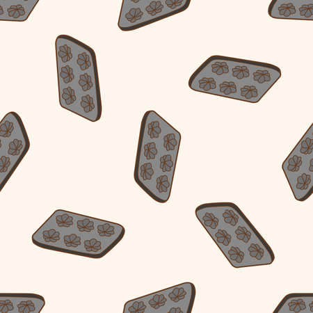 kitchenware baking module , cartoon seamless pattern backgroundの写真素材