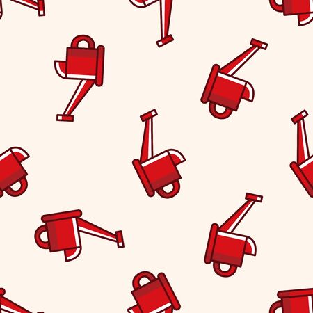 plant waterer , cartoon seamless pattern backgroundの写真素材