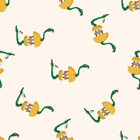 monster cartoon , cartoon seamless pattern backgroundの写真素材
