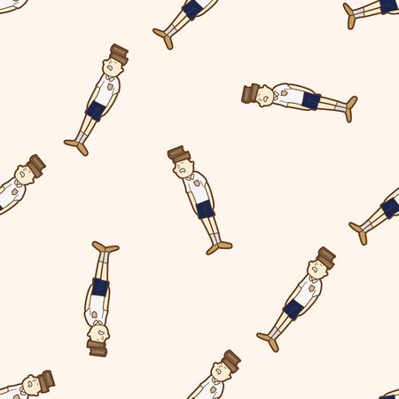 student cartoon , cartoon seamless pattern backgroundの写真素材
