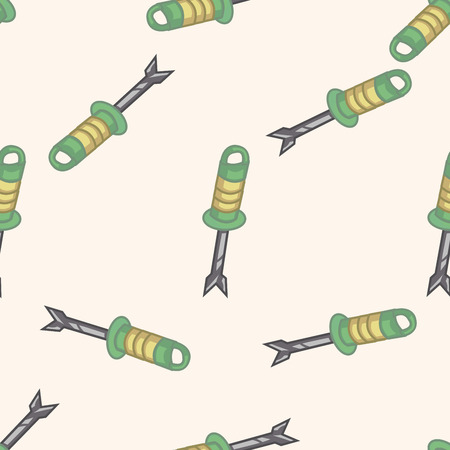 gardening sickle , cartoon seamless pattern backgroundの写真素材