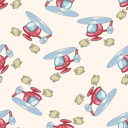 transportation Helicopters , cartoon seamless pattern backgroundの写真素材