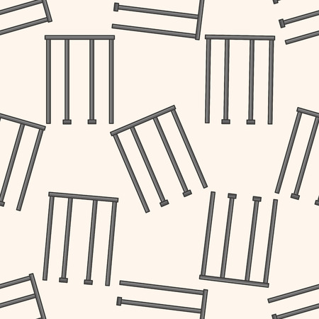 Amusement park facilities , cartoon seamless pattern backgroundの写真素材