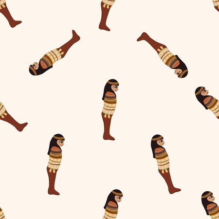 pharaoh , cartoon seamless pattern backgroundの写真素材
